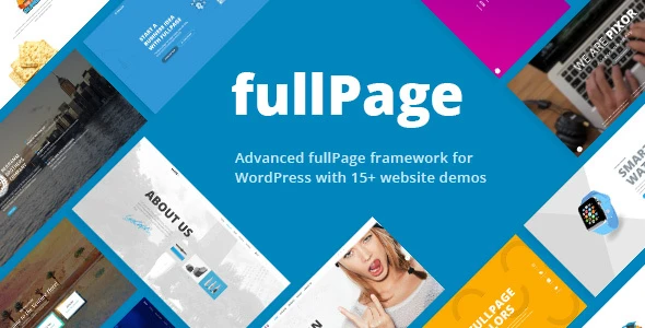 FullPage – Fullscreen One Page Theme