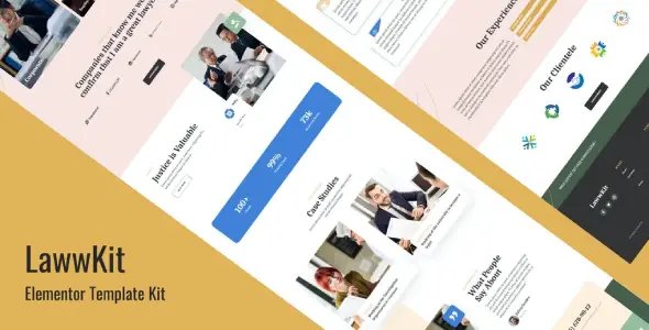 Lawwkit – Legal Practice Elementor Template Kit