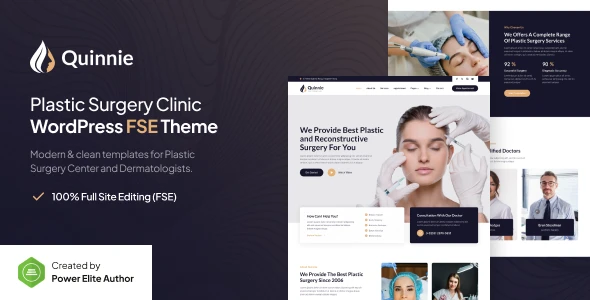 Quinnie – Plastic Surgery Clinic FSE WordPress Theme