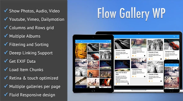 Flow Gallery – Multimedia Gallery WordPress Plugin
