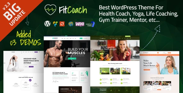 Fit Coach – Health, Yoga and Lifestyle WordPress Theme