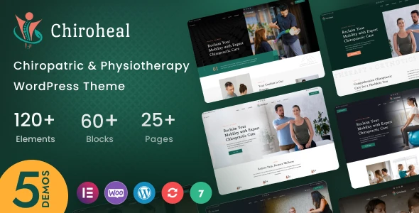 ChiroHeal – Chiropractor & Physiotherapy Wellness WordPress Theme