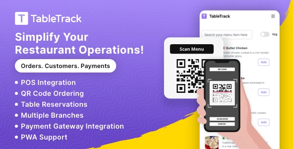 TableTrack – The Complete SaaS Restaurant Management Solution