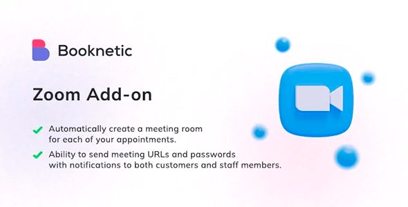 Booknetic - Zoom Integration Addon