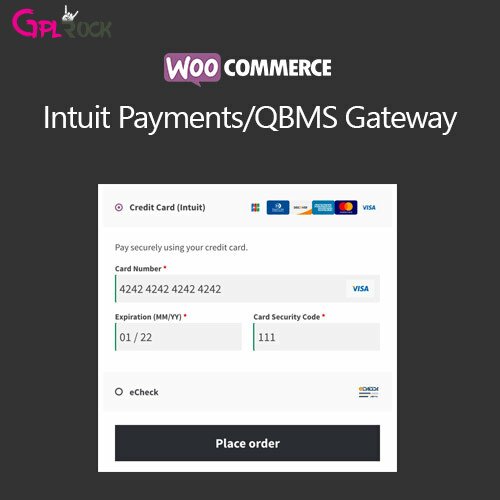 WooCommerce Intuit Payments/QBMS Gateway