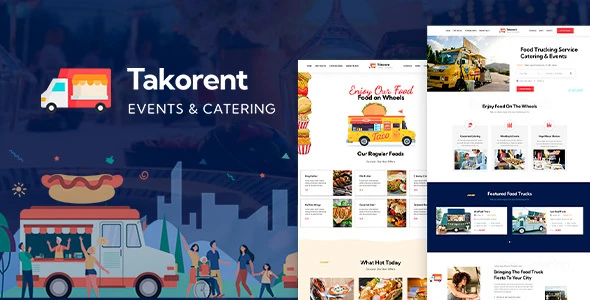 Takorent – Food Trucking WordPress Theme