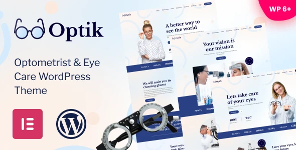 Optik – Optometrist & Eye Care WordPress Theme