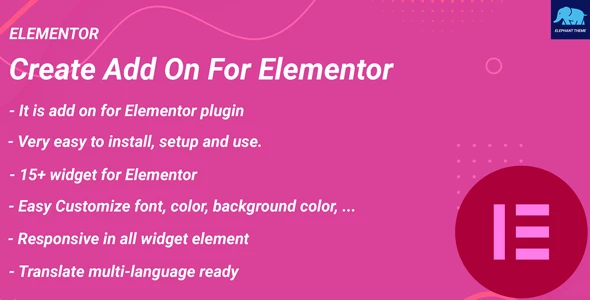Create Add On For Elementor
